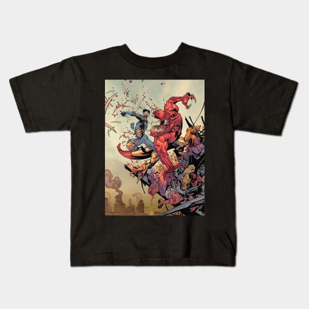 invincible poster Kids T-Shirt by super villain